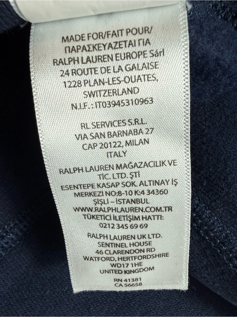 Polo Ralph Lauren Arch Logo Crew Sweatshirt, M